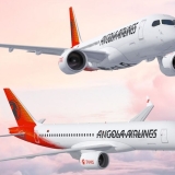 Airbus A220 encomendado pela TAAG apresenta ao mundo o novo visual das aeronaves da companhia