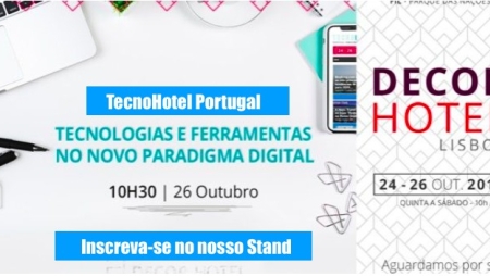 TecnoHotel Portugal na Decor Hotel - Seminário dia 26 outubro