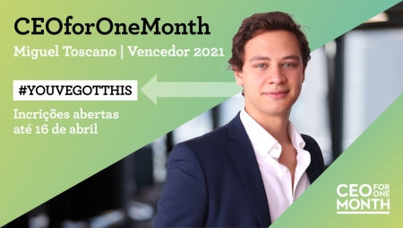 Programa de liderança jovem - inscrições abertas: ‘CEO for One Month’ 2022