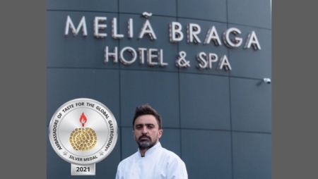Chef Elísio Bernardes do Meliá Braga Hotel & Spa é eleito “Ambassador of Taste for the Global Gastronomy”