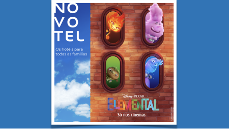 Novotel associa-se à Disney e à Pixar e celebra em família o novo filme ELEMENTAL