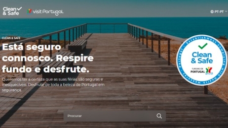 Turismo de Portugal lança plataforma digital “Clean & Safe”