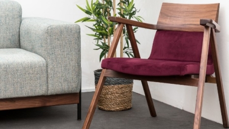 Pensil: Lounge Chair forte & elegante da Wewood
