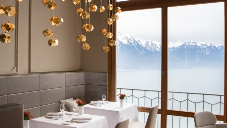 O Restaurante gastronómico da GLION, Le Bellevue, obtém 16 pontos no Guia Gault Millau