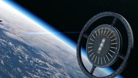 O primeiro hotel espacial simulará uma roda gigante suspensa no vácuo