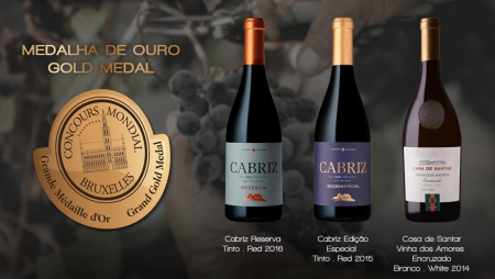 Três medalhas de ouro para vinhos da 19|90 Premium Wines no Concurso Mundial de Bruxelas