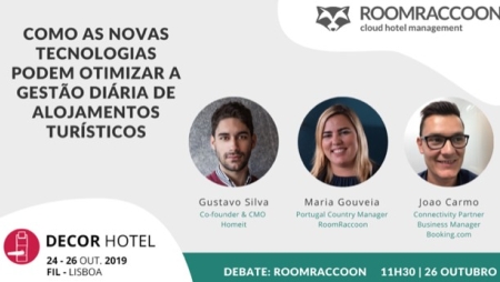 RoomRaccoon lidera debate sobre novas tecnologias na DecorHotel 2019