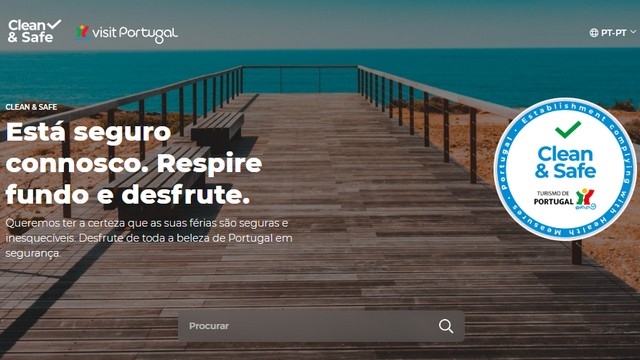 Turismo de Portugal lança plataforma digital “Clean & Safe”