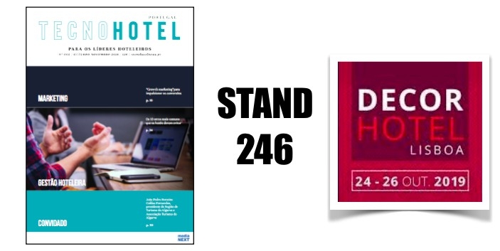 A TecnoHotel Portugal vai estar presente na Decor Hotel 2019