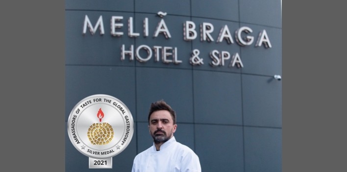 Chef Elísio Bernardes do Meliá Braga Hotel & Spa é eleito “Ambassador of Taste for the Global Gastronomy”