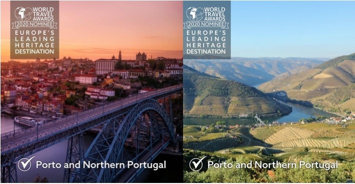 Porto e Norte nomeado para «Melhor Destino Europeu de Património» nos Óscares do Turismo