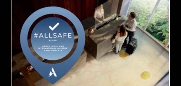 Accor implementa com sucesso o selo ALLSAFE em todos os seus hotéis e resorts no mundo