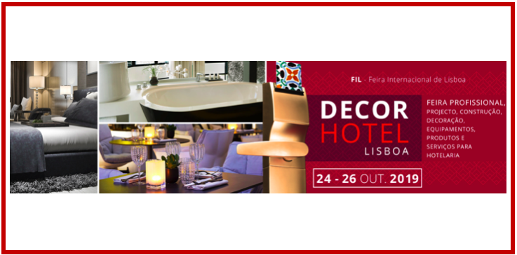 24 a 26 de outubro DECORHOTEL em Lisboa