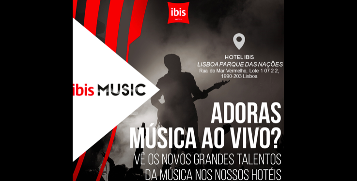 Novo concerto ibis music em Lisboa