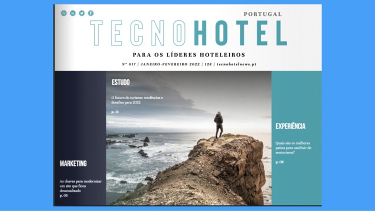 Edição digital da TecnoHotel Portugal janeiro/fevereiro 2022