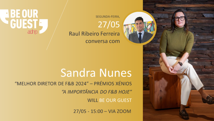 "Be Our Guest" apresenta: Sandra Nunes, Vencedora do Prémio Xénio 2024, como convidada especial