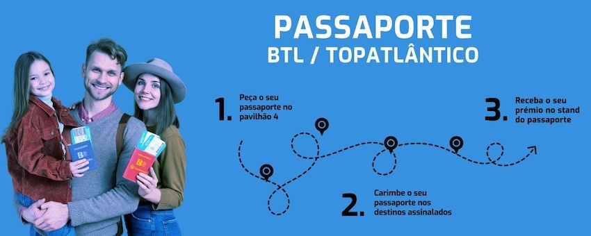 Desafio “Passaporte BTL” vai oferecer viagens, vouchers e estadias em hotéis