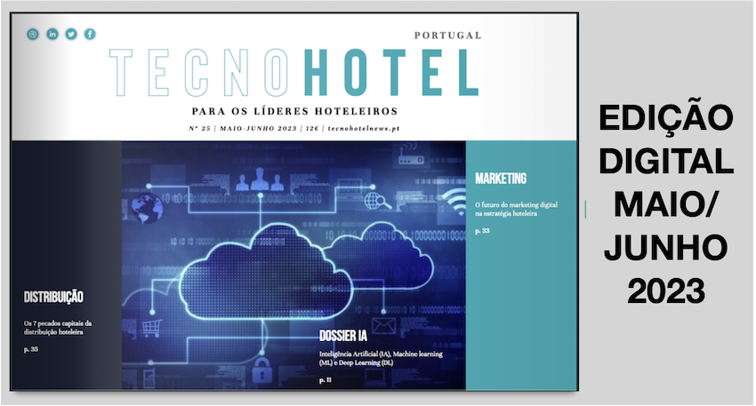 Edição Digital da TecnoHotel Portugal maio/junho disponível para leitura e/ou descarga